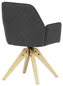 Scaun sufragerie Honradez (negru). 1120623