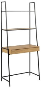 Bibliotecă în decor de stejar sălbatic Actona Seaford, 77 x 174,5 cm