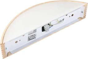 Aplica de perete NATURAL MODERN 1xE27/15W/230V din lemn de pin