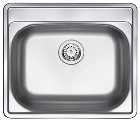 Deante ZYU_0103 - Chiuvetă bucătărie SOUL 50x60 cm satin