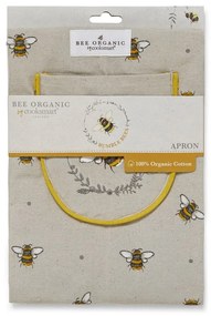 Șorț din bumbac Cooksmart ® Bumble Bees, bej-galben