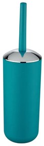 WENKO 21225100 - Perie WC BRASIL 10x37 cm, turcoaz/crom lucios