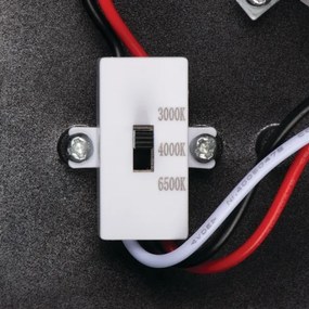 Kanlux 45819 - XERTO Lampă LED de perete pentru exterior cu senzor, 20 W, 230 V, IP44, neagră