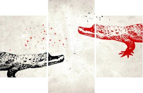 Tablou - Crocodili (90x60 cm)