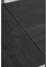 Masă de dining extensibilă din lemn masiv de stejar 120x80 cm Filippa - Rowico