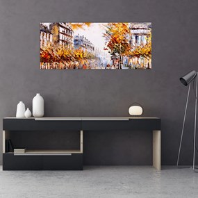 Tablou - Strada din Paris (120x50 cm)