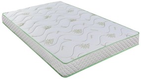 Saltea Aloe Vera Memory Pocket 7 zone, Husa Aloe Vera, Super Ortopedica, Anatomica, 160x200 cm