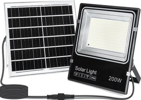 Aigostar-LED Proiector solar LED/200W/3,2V 3600mAh 3000K/4000K/6500K IP66 + telecomandă
