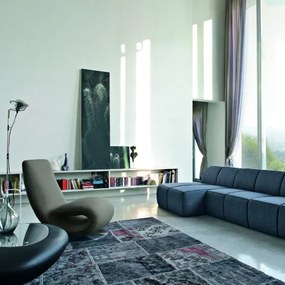 Sezlong cu mecanim de pliere/ Fotoliu design LUX Ricciolo TC 7865