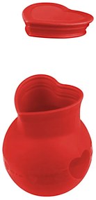 Recipient din silicon pentru topirea ciocolatei Dr. Oetker Flexxibel Love, 250 ml, roșu