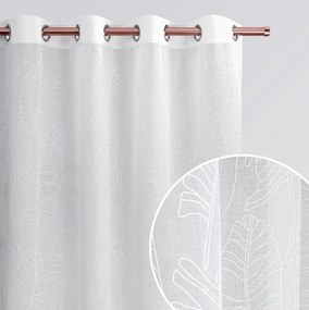 Perdeaua cu motiv natural cercuri 140 x 280 cm