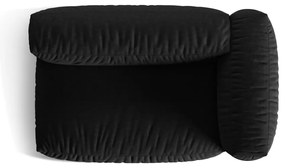 Modul pentru canapea modulară negru (cu colț pe partea dreaptă) Martina – Micadoni Home
