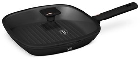 Tigaie grill cu capac 28 cm antiaderenta cu titan Monaco Collection Berlinger Haus BH 7093