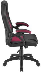 Scaun ergonomic de birou "Montreal" burgundy