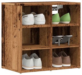 vidaXL Dulap Pantofi lemn vechi 52x30x50 cm