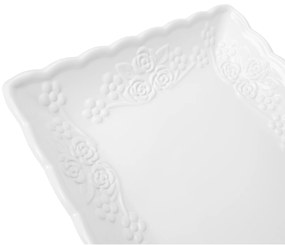 Platou de servit, alb, ceramică, MODAF TIP 1