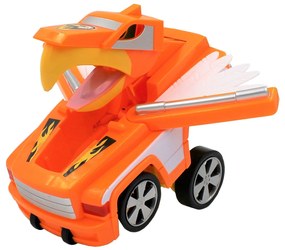 Mașinuță portocalie convertibilă tip robot Eagle