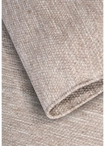 Covor bej țesut manual din amestesc de lână 80x150 cm Pradesh Linen White – Elle Decoration