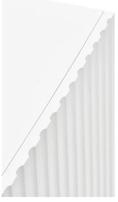 Comodă Teulat Doric, lățime 200 cm, alb