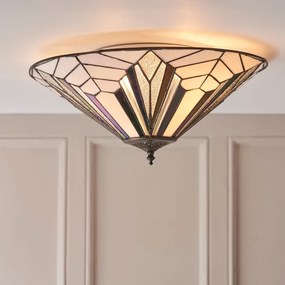 Endon 63935 - Plafonieră Tiffany ASTORIA, 2xE27/60W/230V, Ø 48 cm
