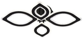 Lustră LED dimabilă aplicată LED/95W/230V 3000-6500K + telecomandă