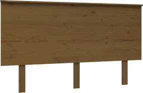 vidaXL Tăblie de pat, maro miere, 139x6x82,5 cm, lemn masiv de pin