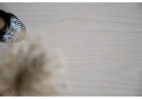 Măsuță de cafea în culoare naturală rotundă cu aspect de lemn de stejar 90x90 cm Yumi - Rowico