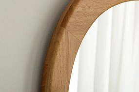 Oglinda de perete cu rama din lemn ORGANIC 165cm stejar