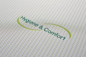 Topper saltea Bamboo Memory, 140x190 cm, 7 zone de confort, H 5 cm