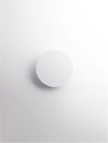 Aplica LED de perete design ambiental CYRCLE 22cm alba
