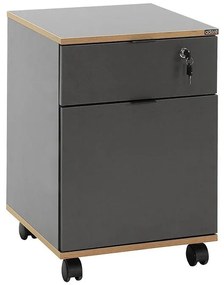 Container birou Rosalind (antracit + stejar) . 1109356