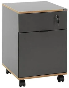 Container birou Rosalind (antracit + stejar) . 1109356