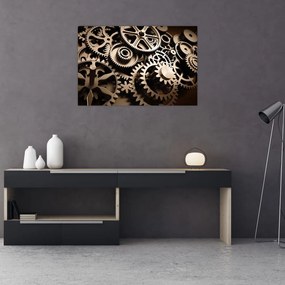 Tablou - Piese de ceas (90x60 cm)