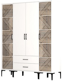 Dulap de haine Kiara PTP (Alb). 1088480