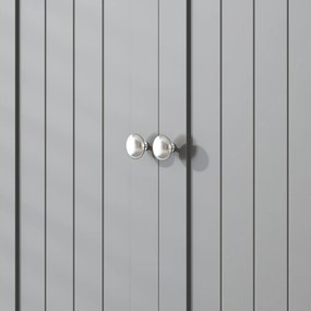 HOMCOM Mobilier de baie cu sertar, dulap cu uși, raft reglabil, 60 x 30 x 160 cm, gri | Aosom Romania