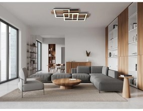 Plafoniera LED design slim JEFFRY aspect lemn 67350-24 GL