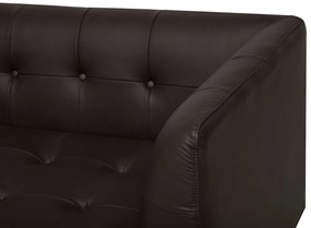 Canapea 3 locuri din piele Belper (maro) . 1008578