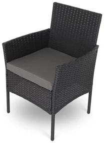 Scaun de gradina Solano, negru