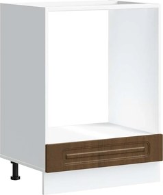 vidaXL Dulap pentru cuptor "Kalmar" din lemn de stejar maro