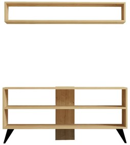 Set mobilier pentru living Prestige, Pako World, Stejar, 120x29x50 cm