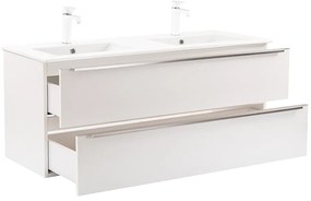 Dulap inferior Vario Trim 120 cu lavoar alb-alb