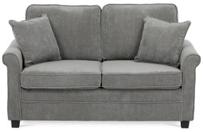 Canapea cu două locuri ASB-4170 GREY2, manșetă,gri