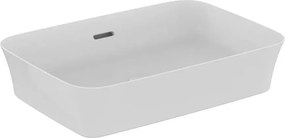 Lavoar pe blat Ideal Standard Atelier Ipalyss 55 cm alb lucios cu preaplin