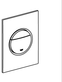 GROHE 37601P00 - Plăcuță de acționare NOVA COSMOPOLITAN S, 130 × 172 mm, crom
