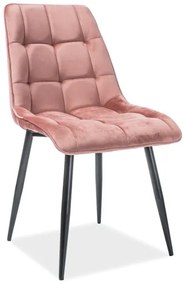 Scaun de sufragerie Charlie (Roz + Negru). 1050300