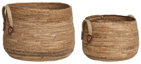 Coșuri de depozitare 2 buc. din răchită ø 39x28,5 cm Aosta – House Nordic