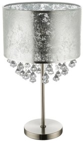 Veioza moderna design elegant Amy I argintie 15188T3 GL