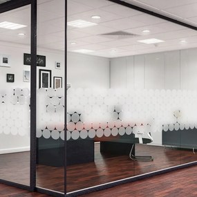 Autocolante pentru fereastră 50 buc. 10x10 cm Clackout Circle – Ambiance