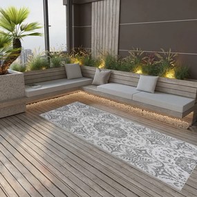 vidaXL Covor de exterior, ARAKIL gri deschis, 80x250 cm, PP