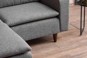 Canapea de colț Lungo Mini - Light Grey